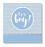 C.R. Gibson Beverage Napkins, It's a Boy, 20 Count
