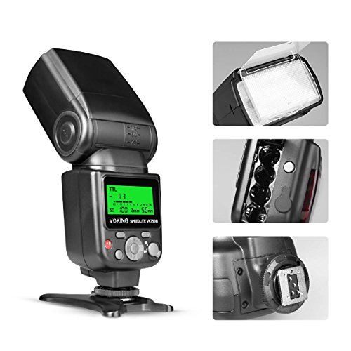 VOKING VK750III Remote TTL Camera Flash Speedlite with LCD Display