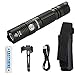 USB Rechargeable Professional Tactical Flashlight, EASTSHINE RT25 CREE XP-L HI V3 LED 1000 lumens Compact Handheld Torch Portable Outdoor Light & 3500mAh 18650 Battery