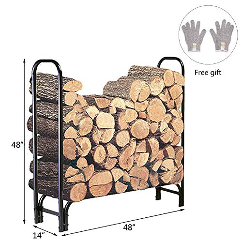 CHEAP DOEWORKS Heavy Duty Indoor/Outdoor Firewood Racks Steel Wood