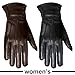 Ladies Warm Winter Gloves Dress Gloves Thermal Lining Geniune Leather Black