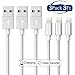 Lightning Cable,SEENFAAN Charger Cables 3Pack 3FT,3FT,3FT to USB Syncing and Charging Cable Data Nylon Braided Cord Charger for iPhone X/8/7/7 Plus/6/6 Plus/6s/6s Plus and More (Silver)