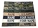 Customized Name Tape with Fastener, ACU Multicam OCP Black ABU OD Green Desert AirControl, with Fastener - Army Air Force Marines Police (with Fastener)