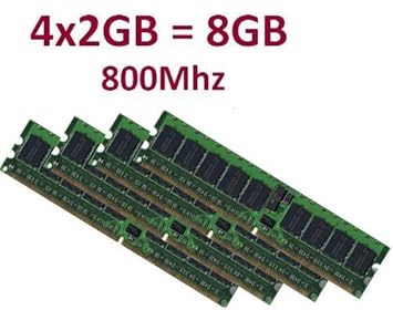 Dual Channel Kit: 4 x 2 GB = 8GB 240 pin DDR2-800 DIMM (800Mhz, PC2-6400), TOP MARKEN - JE NACH VERFÜGBARKEIT - TOP PREIS - 1