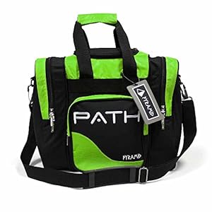 Pyramid Path Pro Deluxe Single Bowling Ball Tote Bowling Bag – Holds One Bowling Ball, One Pair of Bowling Shoes Up to…