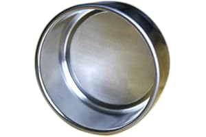 TAMSOI Integrated Lab Test Sieve Diameter 8cm 304 Stainless Steel Wire Mesh Filter Strainer Various Mesh Count (mesh Count 30)