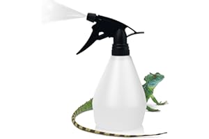 Dukrouk Professional Reptile Spray Bottle with Ergonomic Design,Reptile Mister Bottle,No Clog No Leak,Easy to Grip with Adjustable Nozzle,500ml(17oz)