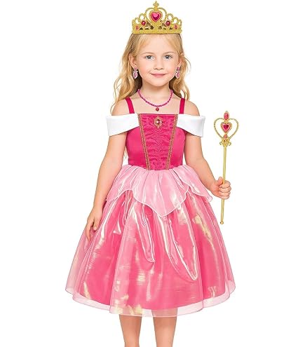 Amazon.com: Disguise Disney Maleficent Movie Aurora Girls Blue Dress Deluxe  Costume, Large/10-12 : Clothing, Shoes & Jewelry