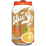 Blue Sky Soda, Organic Orange, 12 Ounce (Pack of 24)