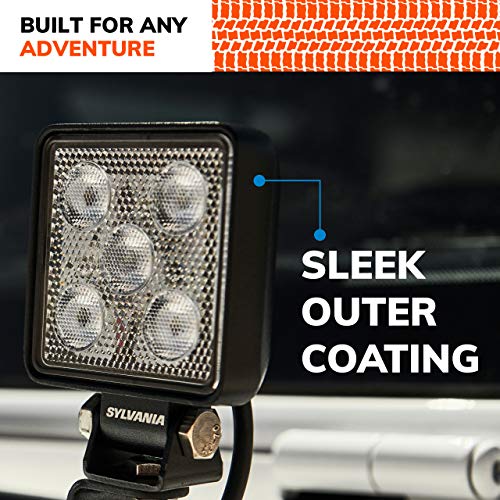 SYLVANIA Slim 3 Inch Cube LED Light Pod Lifetime Limited Warranty