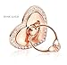 Universal Phone Ring Bracket Holder,UCLL Love Heart Diamond Shape Finger Grip Stand Holder Ring Car Mount Phone Ring Grip Smartphone Ring Stent Tablet Rose Gold