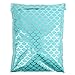 Inspired Mailers - Poly Mailers 10x13-100 Pack - Aqua Mermaid Scales Deluxe - Mailing Bags - 10x13 Poly Mailers - Shirt Packaging Bags - Packing Envelopes for Shipping