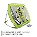 Rukket Pop Up Golf Chipping Net | Outdoor/Indoor Golfing Target Accessories and Backyard Practice Swing Game with 12 Foam Training Balls (Green XL)