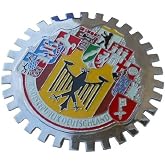 10 German Cities car Grille Badge