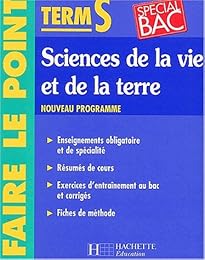 Sciences de la vie et de la terre, Term S