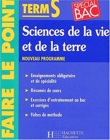 Sciences de la vie et de la terre, Term S