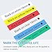 Greateam Label Tape, 6 Packs, 18mm, Black on White/Clear/Red/Yellow/Blue/Green, Compatible with Brother TZe-241, TZe-141, TZe-641, TZe-441, TZe-541, TZe-741, P Touch Label Maker Tape