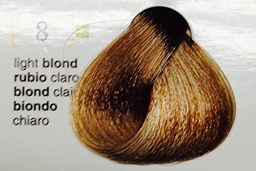Salermvison Hair Coloring Cream #8 Light Blonde, 2.3 Ounce