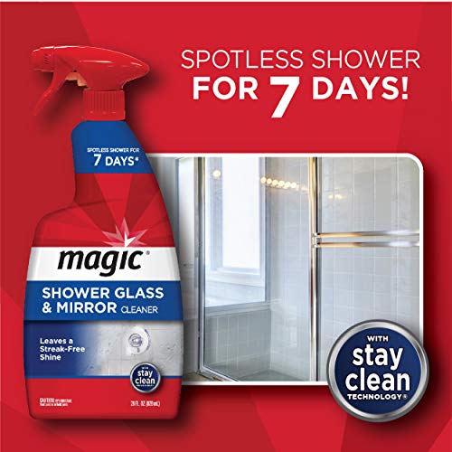 Magic Shower Door Cleaner 28 Ounce [2 Pack] Removes Soap Scum