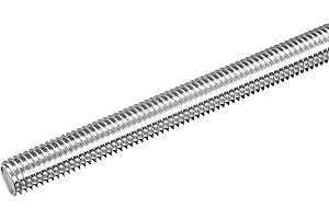 MECCANIXITY Fully Threaded Rod M10 x 300mm 1.5mm Thread Pitch 304 Stainless Steel Right Hand Threaded Rods Bar Studs