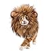 Lovelion Lion Mane for cat Costume Pet Adjustable Washable Comfortable Fancy Lion Hair Clothes Dress for Halloween Christmas Easter Festival Party Activity
