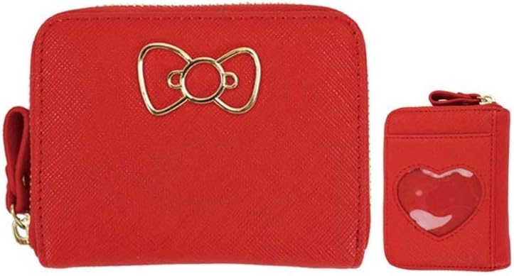 Sanrio Hello Kitty Small Wallet with Pass Case"Red" PCRED