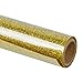 RUSPEPA Glitter Heat Transfer Vinyl -Glitter Flake Design Great for T-Shirt, Garments Canvas Bags and Other Fabrics-19.5 X 12Inch-Gold