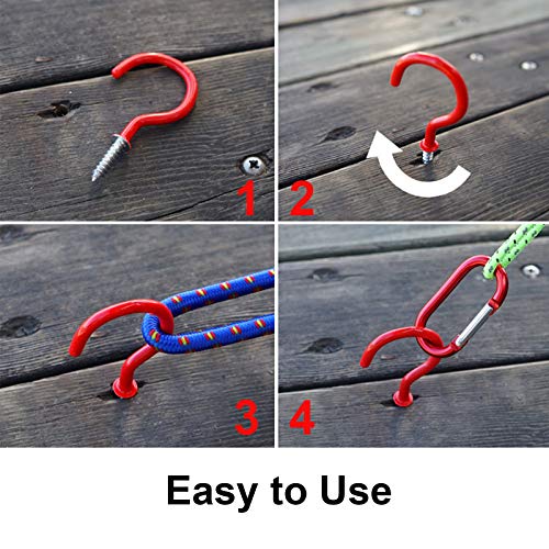 Ceiling Hooks for Hanging,10 Pack 1-1/2\