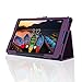 ACdream Lenovo TAB3 8 Case, Folio Protective Premium Leather Tablet Case for Lenovo TAB3 8 inch Tablet(2016 release), Dark Purple