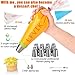 Russian Piping Tips Set 48 Pcs Cake Cupcake Decorating Supplies Kit Flower Frosting Tips 12 Icing Nozzles-2 Leaf Tips-3 Couplers-28 Pastry Baking Bags-User Guide