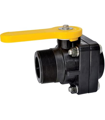 Amazon.com: Banjo Stubby Poly Ball Valve Standard Port 2