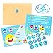MALLMALL6 36Pcs Little Shark Invitation Cards Set Little Shark Greeting Card Shark Themed Birthday Party Supplies Baby Shower Invitation Invites for Kids with Envelopes Little Shark Sticker