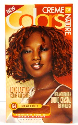 Creme Of Nature Colors Hair Color 6 4 Bronze Copper Pack Of 3