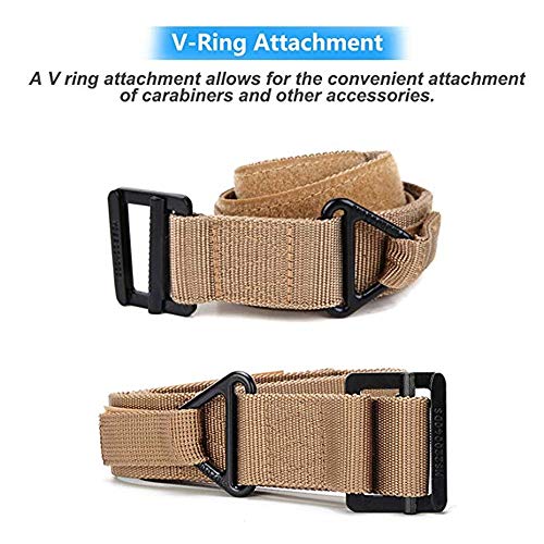 Survival Tactical Belt, Emergency Fire Rescue Rigger Waist Belt Military CQB Belt