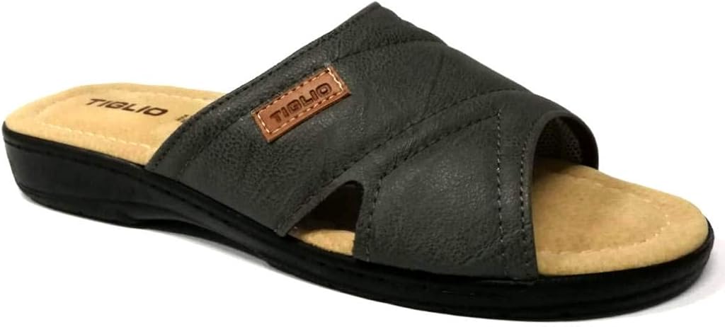 Pantofole 801 Grigio TIGLIO Ciabatte Pantofole estive da Uomo MOD  urban-earth.co.uk