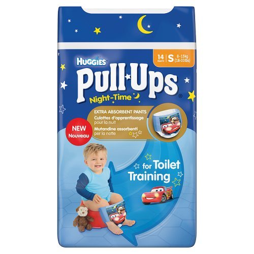 Huggies Pull Ups Night Time Potty Training Pants for Boys, Small 14