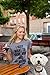 Crazy Dog T-Shirts Women's Wine & Pet Dog Funny T-Shirt, Dark Heather Grey, XL
