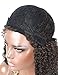 Kalyss Brown Afro Kinky Curly Wigs for Women Premium Synthetic Hair Wig Curved Side Parted Natural Looking Hair Wigs for Women