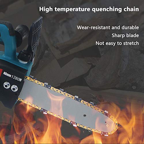 QILIN 21V Akku SäGe, 1280W Akku Elektro Protable KettensäGe, 8-Zoll Leichte Einhand KettensäGe, Zum Trimmen Und… – Bild 6