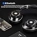 Aladdinaudio EQ200 Bluetooth Over Ear Headphones Metal Hi-Fi Stereo Wireless Headset Lightweight Adjustable Noise Isolating Comfortable Leather Earphones with Mic,atpX for iPhone iPad PC (Black)thumb 4