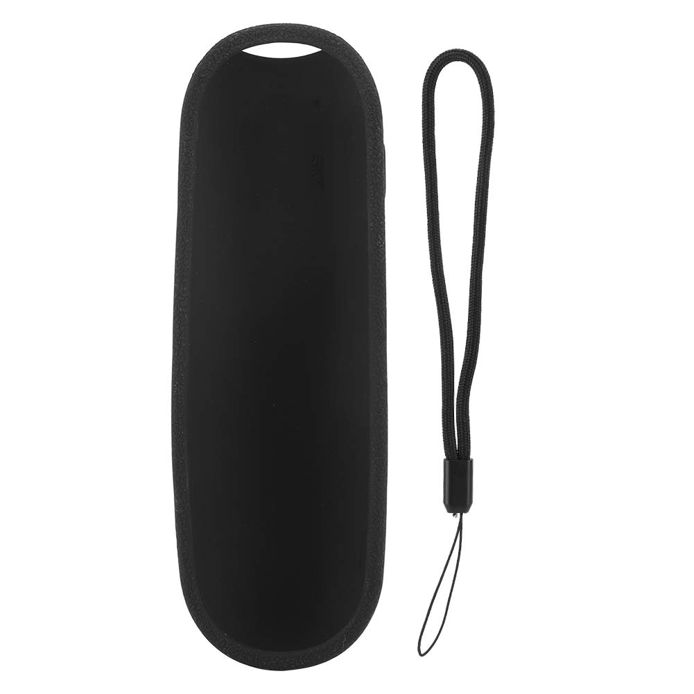 Protective Cover Case for TV Remote Control Case TV Silicone Anti-slip Cover Skin for Sky Q TV Remote Controller(Black)