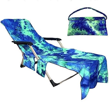 chaise lounge towel with pockets