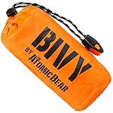 Bivy Emergency Sleeping Bag Lightweight and Compact Survival Gear Better Thermal Protection Than a Mylar Space Emergency Blanket
