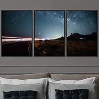 3 Piece Framed Canvas Wall Art Colorful Industrial Lights Canvas Prints Home Artwork Decoration for Living Room,Bedroom - 16