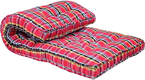 Ponperi Soft Cotton Multicolour Mattress | Cotton Gadda (Box Rectangle Type 3 x 6 ft OR 72 x 36