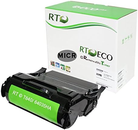 Renewable Toner Compatible MICR Toner Cartridge Replacement for Lexmark T64035HA 64035HA T Series T640 T642 T644