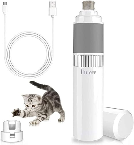 Queta Lime A Ongle Pour Chat Chien Petit Animal Coupe Ongle Electrique 2 Vitesses Usb Chargeur Coupe Griffes Chat Broyeur A Ongle Electrique Lime Griffes Chien Petit Amazon Fr Animalerie