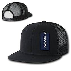 DECKY Mens Flat Baseball-caps, Black