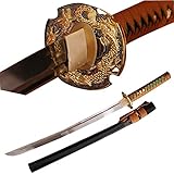 Lyuesword Japanese Handmade Samurai Folded Steel