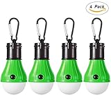4 Pack LED Camping Lantern Portable Flashlight 3 Modes Lamp for Indoor and Outdoor Decoration Backpacking Camping Fishing Gear Tent Bulb Courtyard Emergency Light Battery Powered